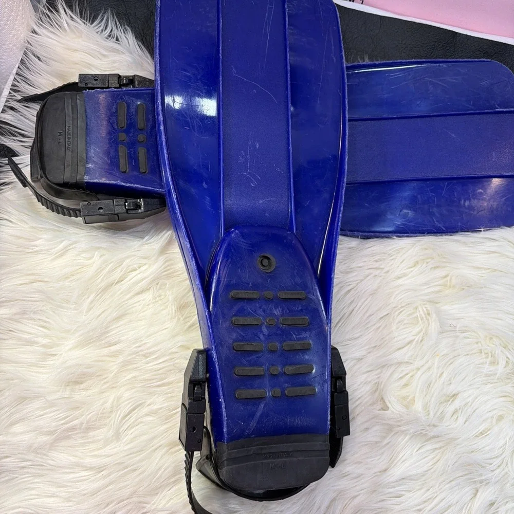 Power‎ Play International Divers Blue Swim Fins Swimming Flippers